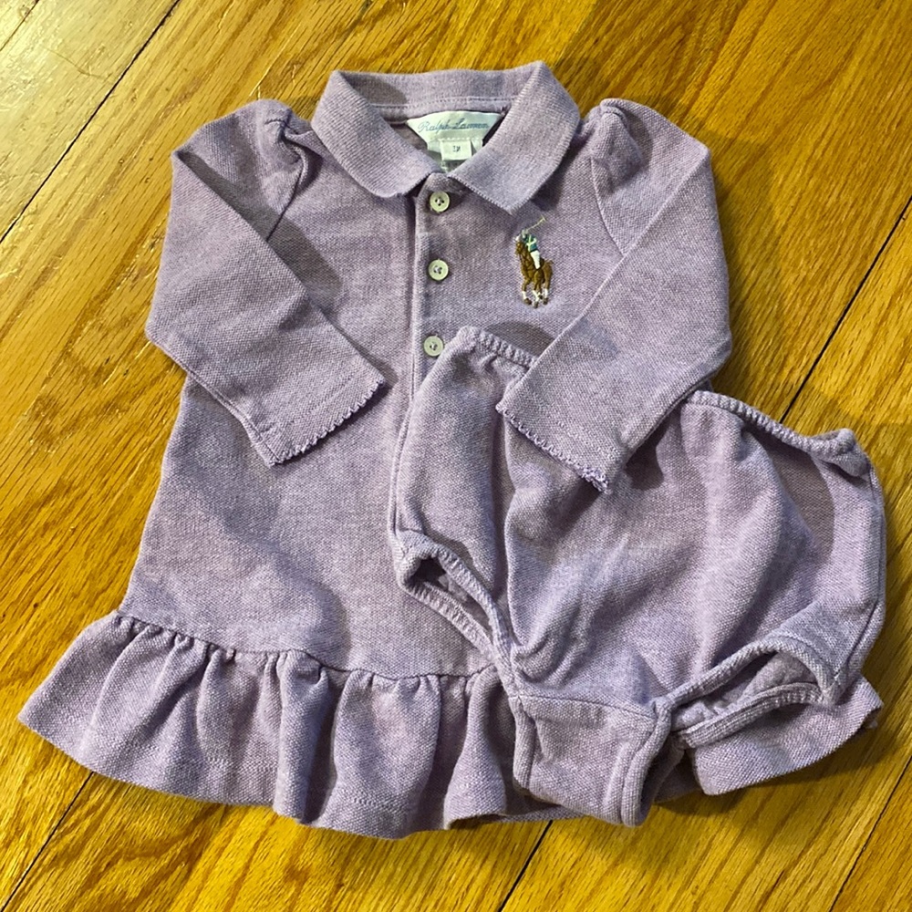 Ralph Lauren 3M Girl Purple Dress